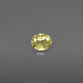 0,44 ctw natürlicher gelber Chrysoberyll, Oval Schliff, VS