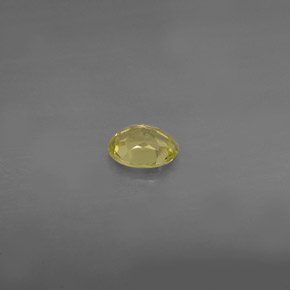 0,44 ctw natürlicher gelber Chrysoberyll, Oval Schliff, VS