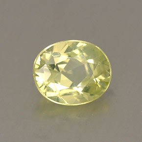 0,42 ctw natürlicher grüner Chrysoberyll, Oval Schliff, VS