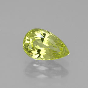 1,25 ctw natürlicher gelber Chrysoberyll, Birnenform, VVS-VS