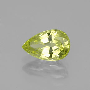 1,25 ctw natürlicher gelber Chrysoberyll, Birnenform, VVS-VS