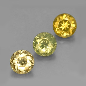  ct natürliche grüner Chrysoberyll-Edelsteine, Rundschliff, VS