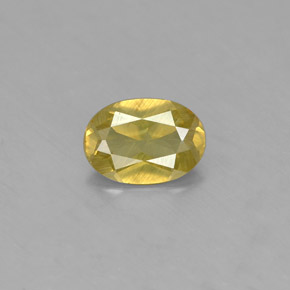 0,93 ctw natürlicher grüner Chrysoberyll, Oval Schliff, VS