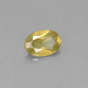 0,93 ctw natürlicher grüner Chrysoberyll, Oval Schliff, VS