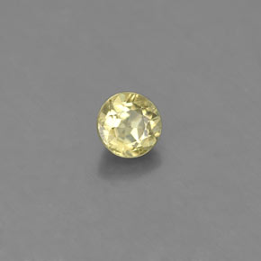 0,53 ctw natürlicher grüner Chrysoberyll, Rundschliff, VS