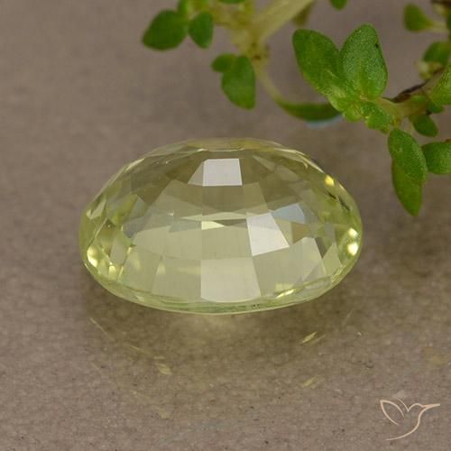1,76 ctw natürlicher gelber Chrysoberyll, Oval Schliff, VS