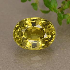 1,89 ctw natürlicher grüner Chrysoberyll, Oval Schliff, VS