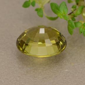 1,89 ctw natürlicher grüner Chrysoberyll, Oval Schliff, VS