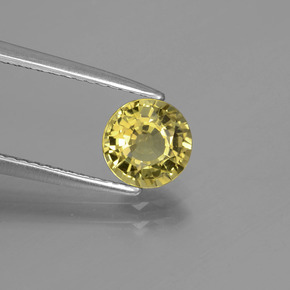 9,17 ctw natürlicher grünlich-gold Chrysoberyll, Rund Schliff, VS
