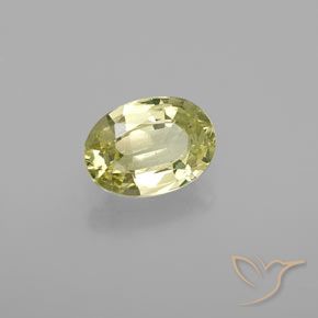 9,17 ctw natürlicher Zitronengelb Chrysoberyll, Oval, VS
