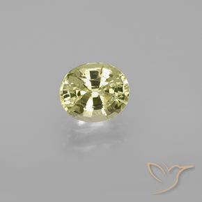 1.06ct Natürlicher Mittelgelb Chrysoberyll, Oval, VVS