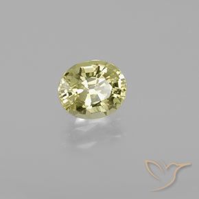 9,17 ctw natürlicher Mittelgelb Chrysoberyll, Oval, VVS