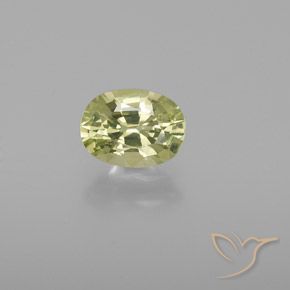 0.97ct Natürlicher Mittelgelb Chrysoberyll, Oval, VVS-VS