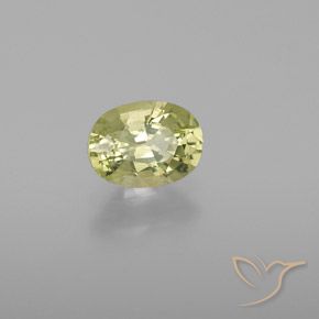 9,17 ctw natürlicher Mittelgelb Chrysoberyll, Oval, VVS-VS