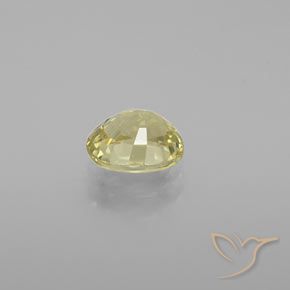9,17 ctw natürlicher hellgelb Chrysoberyll, Oval, VVS-VS