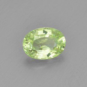 1,08 ctw natürlicher grüner Chrysoberyll, Oval Schliff, VVS-VS