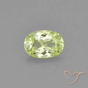1.07ct Natürlicher Helles Zitronengelb Chrysoberyll, Oval, VVS-VS