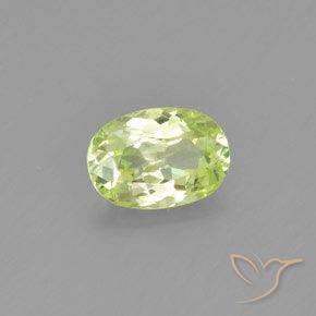 9,17 ctw natürlicher Helles Zitronengelb Chrysoberyll, Oval, VVS-VS