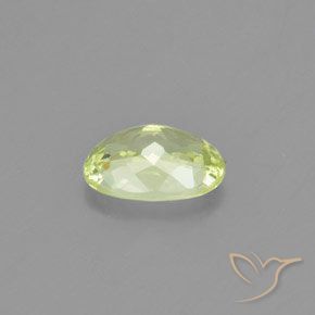 9,17 ctw natürlicher Helles Zitronengelb Chrysoberyll, Oval, VVS-VS