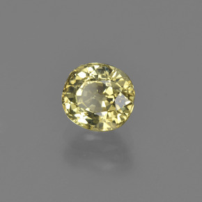 1,06 ctw natürlicher grüner Chrysoberyll, Oval Schliff, VVS-VS