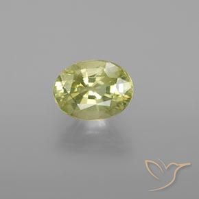 1.31ct Natürlicher grünlich-gelb Chrysoberyll, Oval, VVS-VS