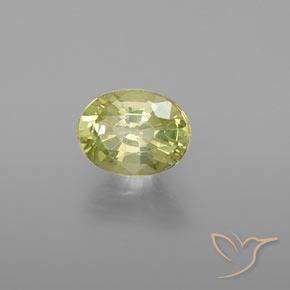 9,17 ctw natürlicher grünlich-gelb Chrysoberyll, Oval, VVS-VS