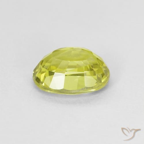 9,17 ctw natürlicher Mittelgelb Chrysoberyll, Oval, VVS