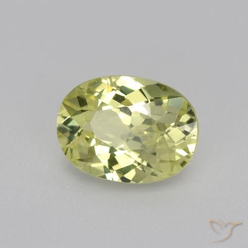 9,17 ctw natürlicher Mittelgelb Chrysoberyll, Oval, VVS-VS