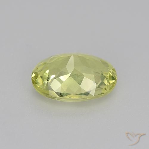 9,17 ctw natürlicher Mittelgelb Chrysoberyll, Oval, VVS-VS
