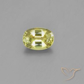 1.01ct Natürlicher Mittelhelles Gelb Chrysoberyll, Oval, VVS-VS