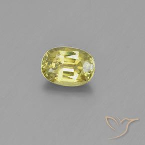 9,17 ctw natürlicher Mittelhelles Gelb Chrysoberyll, Oval, VVS-VS