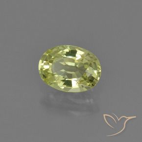 9,17 ctw natürlicher Mittelgelb Chrysoberyll, Oval, VVS-VS