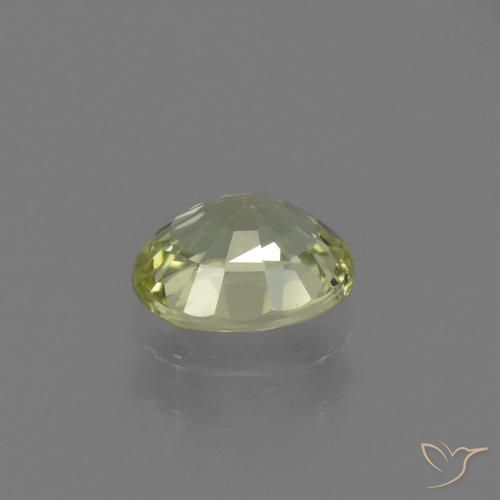 1,08 ctw natürlicher grüner Chrysoberyll, Oval Schliff, VVS