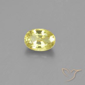 9,17 ctw natürlicher hellgelb Chrysoberyll, Oval, VVS-VS