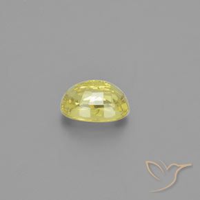 9,17 ctw natürlicher hellgelb Chrysoberyll, Oval, VVS-VS
