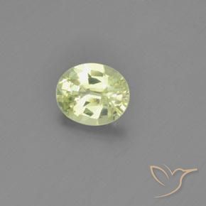 1.04ct Natürlicher Zitronengelb Chrysoberyll, Oval, VS