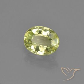 9,17 ctw natürlicher Mittelgelb Chrysoberyll, Oval, VVS