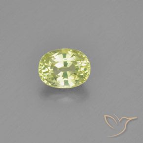 1.15ct Natürlicher Zitronengelb Chrysoberyll, Oval, VVS