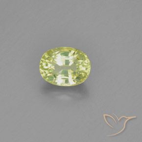 9,17 ctw natürlicher Zitronengelb Chrysoberyll, Oval, VVS
