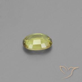 9,17 ctw natürlicher Mittelgelb Chrysoberyll, Oval, VVS-VS