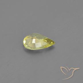 9,17 ctw natürlicher Zitronengelb Chrysoberyll, Birnenform, VVS