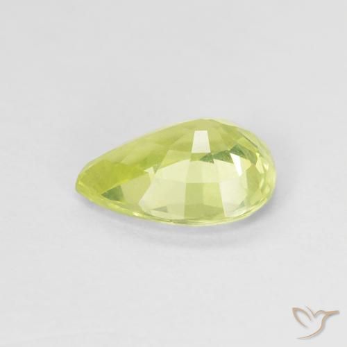 9,17 ctw natürlicher Zitronengelb Chrysoberyll, Birnenform, VS