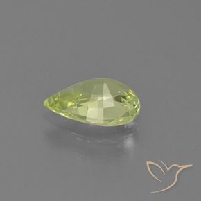 9,17 ctw natürlicher Helles Zitronengelb Chrysoberyll, Birnenform, VVS-VS