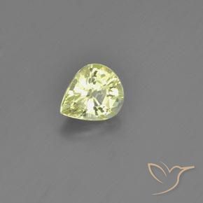9,17 ctw natürlicher Zitronengelb Chrysoberyll, Birnenform, VVS