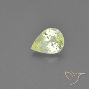9,17 ctw natürlicher Zitronengelb Chrysoberyll, Birnenform, VVS