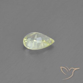 9,17 ctw natürlicher Zitronengelb Chrysoberyll, Birnenform, VVS