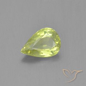 9,17 ctw natürlicher Helles Zitronengelb Chrysoberyll, Birnenform, VVS