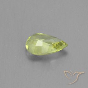 9,17 ctw natürlicher Helles Zitronengelb Chrysoberyll, Birnenform, VVS