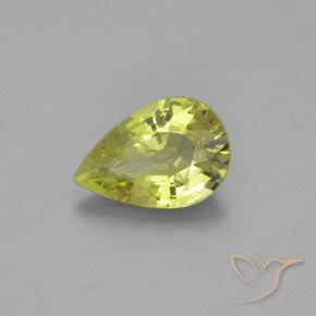 9,17 ctw natürlicher Mittelgelb Chrysoberyll, Birnenform, VVS-VS