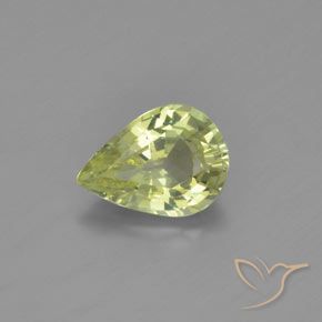 9,17 ctw natürlicher Warmes Erdgrün Chrysoberyll, Birnenform, VVS